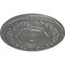 Ekena Millwork Rose Ceiling Medallion (Fits Canopies up to 13 1/2"), Hand-Painted Silver, 33 7/8"OD x 2 3/8"P CM33ROSLS - alternate 3